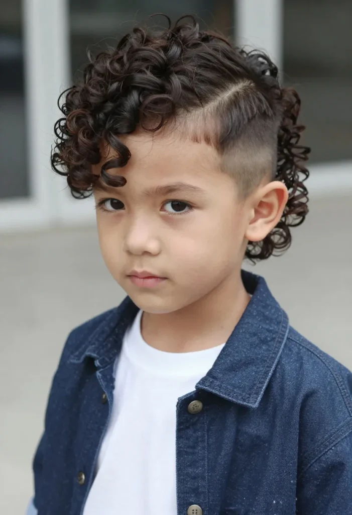 Side-Parted Curls Side-Parted Curls