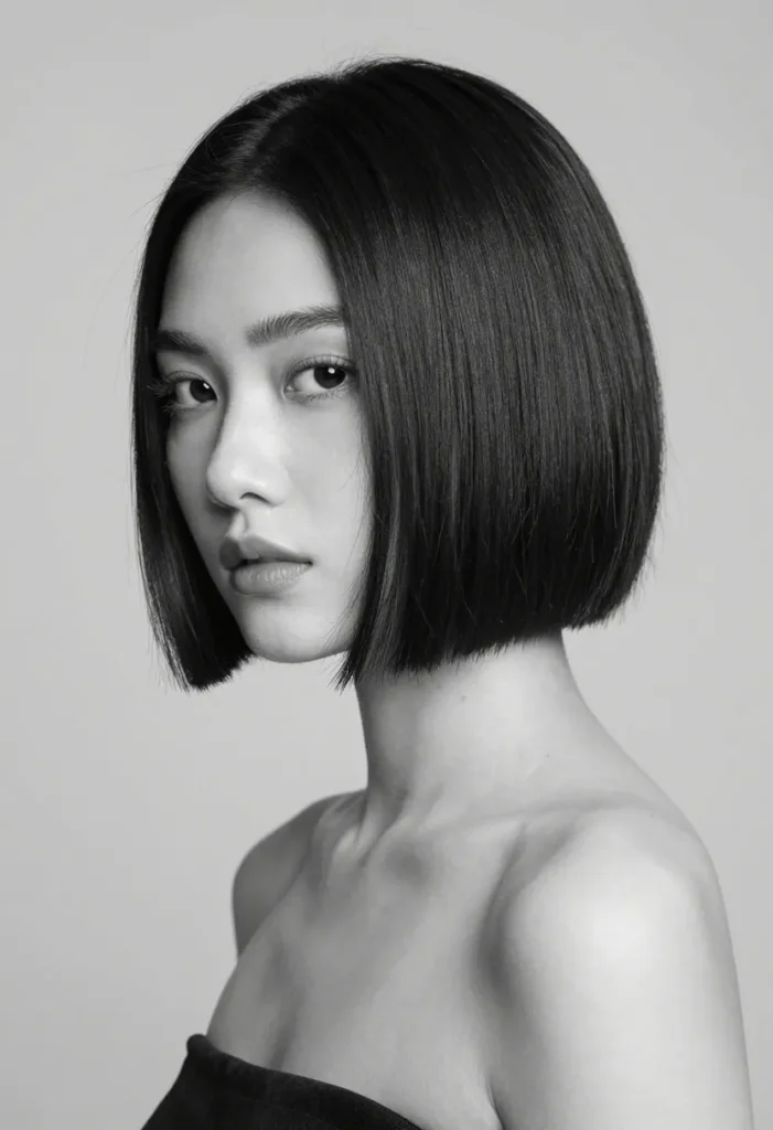 Sleek Cropped Bob Hair Sleek Cropped Bob Hair