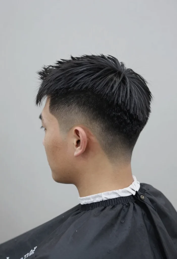 Slick Back Mid Taper Fade Slick Back Mid Taper Fade
