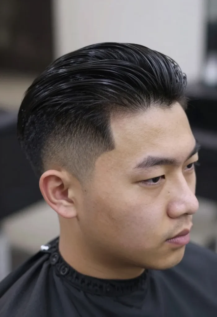 Slicked Back Taper Fade Slicked Back Taper Fade