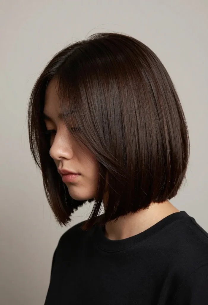 Straight Bob with Choppy Layers Straight Bob with Choppy Layers
