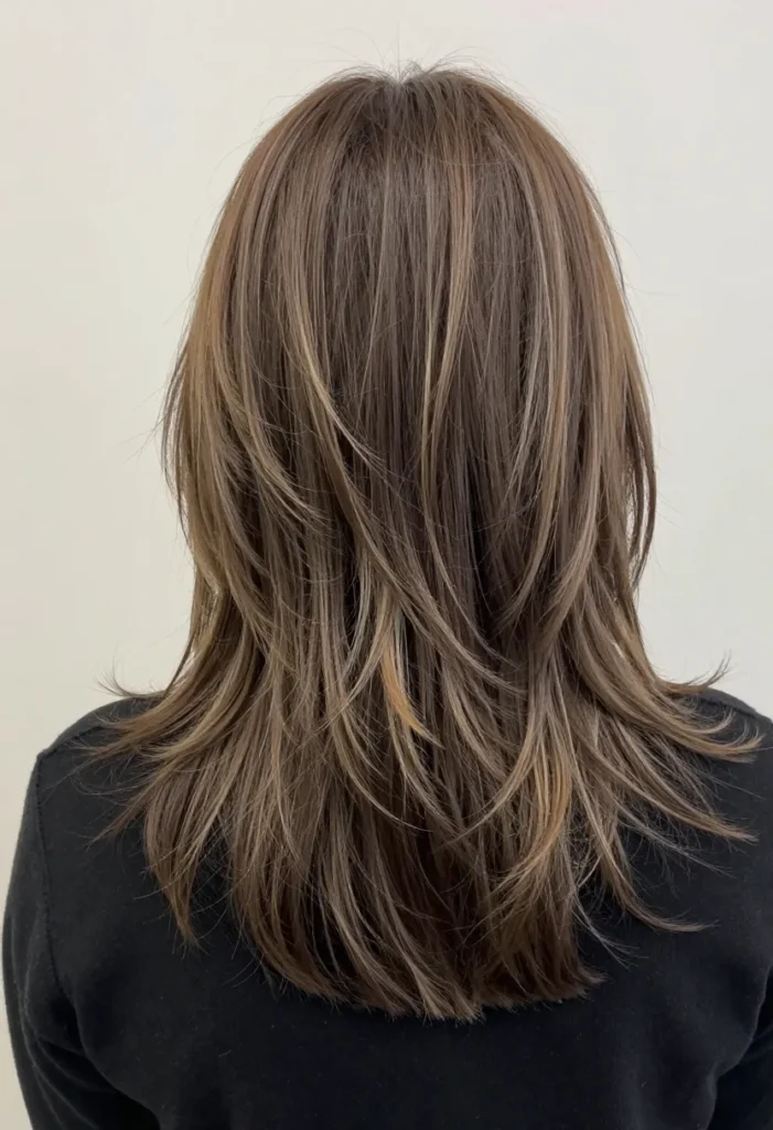 Straight Shag with Arched Fringe Straight Shag with Arched Fringe