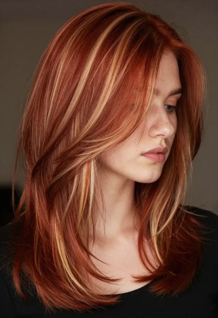 Strawberry Blonde Balayage Strawberry Blonde Balayage