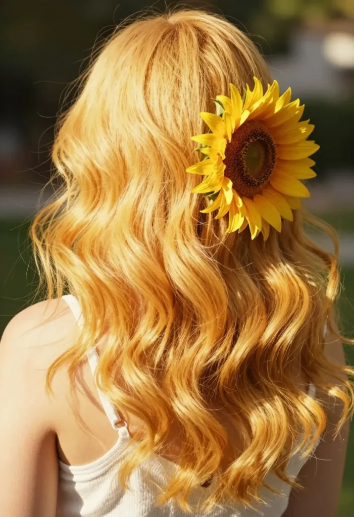 Sunflower Blonde Hair Sunflower Blonde Hair