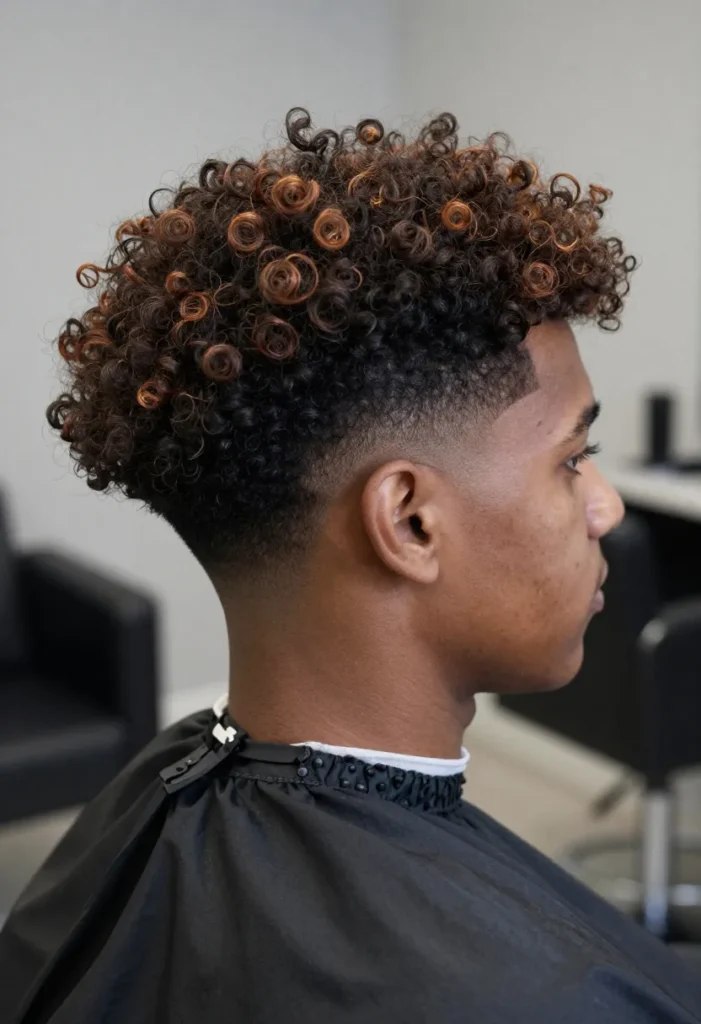 Tapered and Dyed Fro Tapered and Dyed Fro