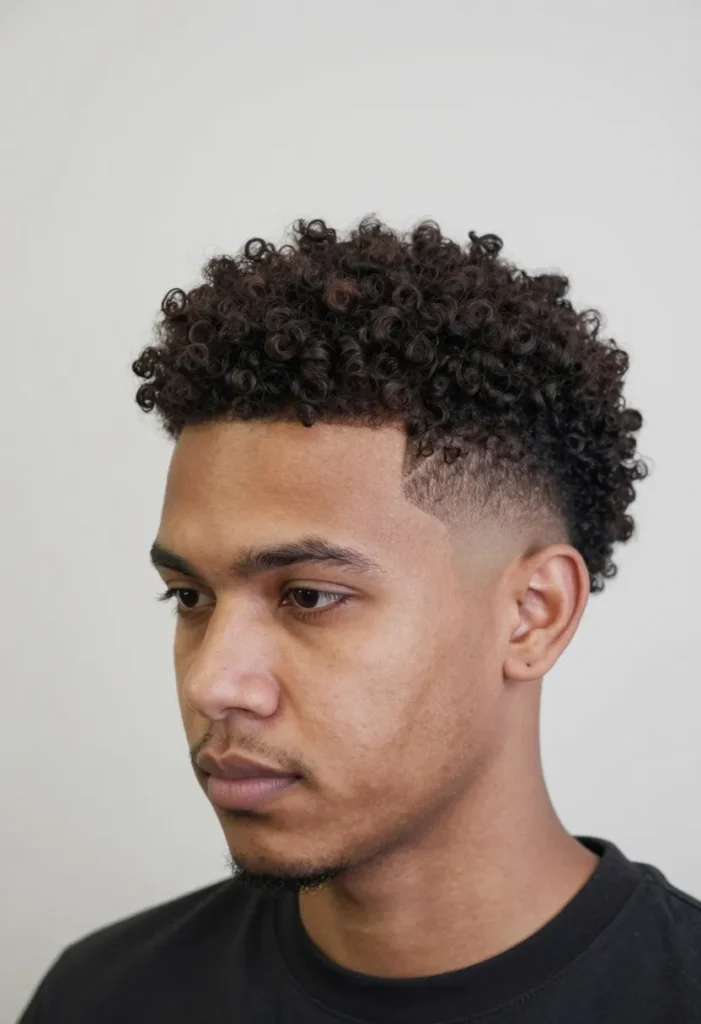 Temple Fade Afro Temple Fade Afro