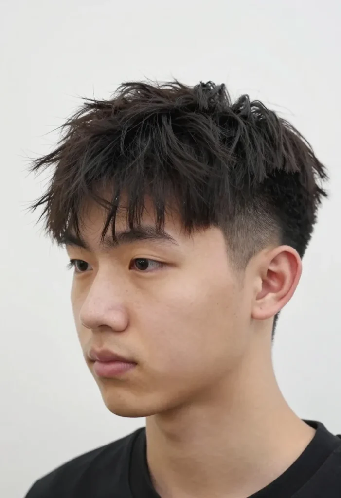 Textured Cut with a Low Fade Textured Cut with a Low Fade