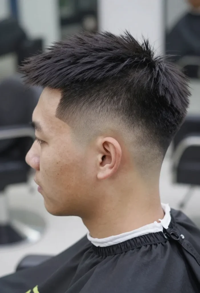 Textured Quiff with Low Fade Textured Quiff with Low Fade