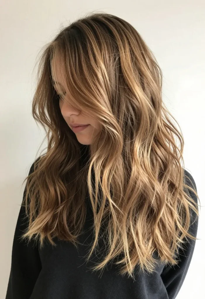 Tousled Waves with Highlights Tousled Waves with Highlights