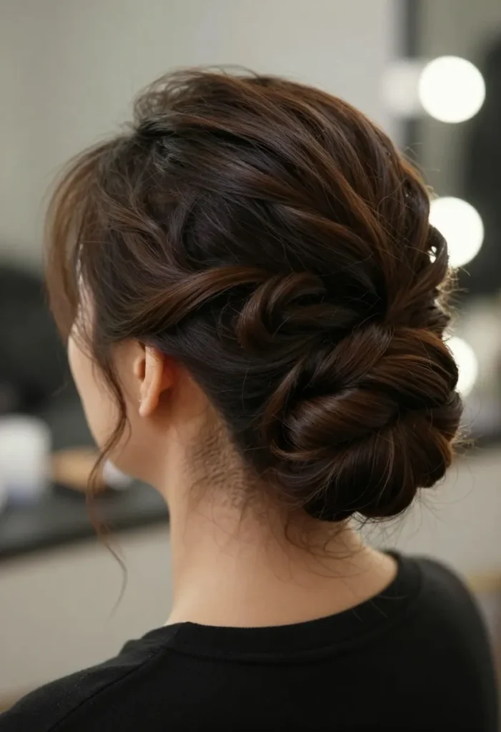 Twisted and Rolled Updo Twisted and Rolled Updo