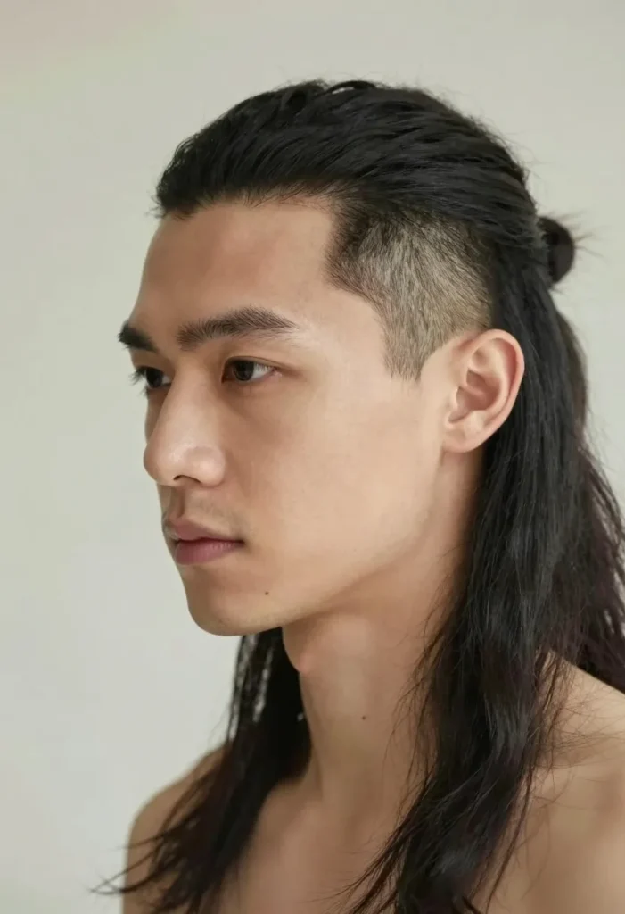 Undercut Half-Up Ponytail Undercut Half-Up Ponytail