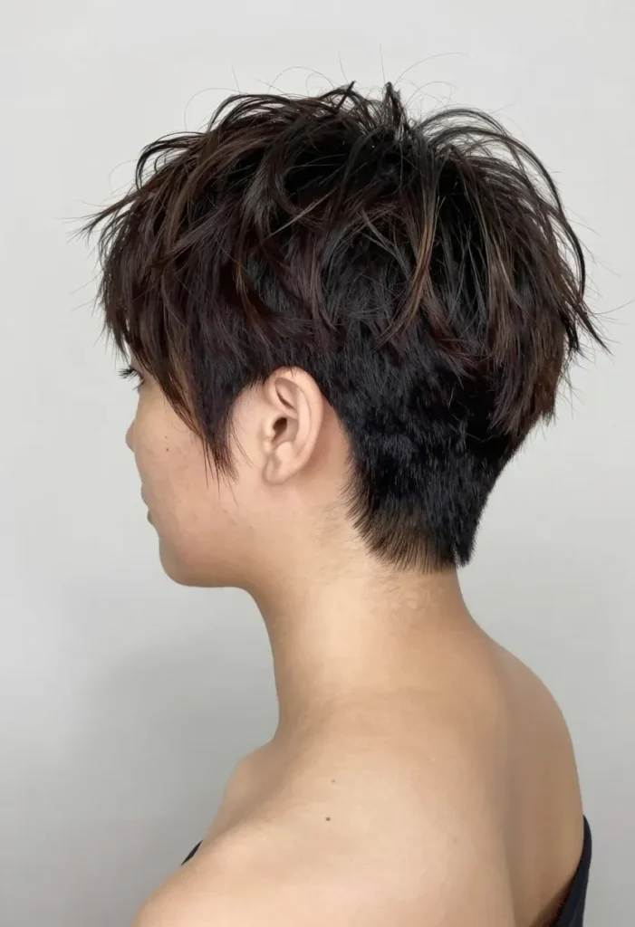 Undercut Pixie with Textured Top Undercut Pixie with Textured Top