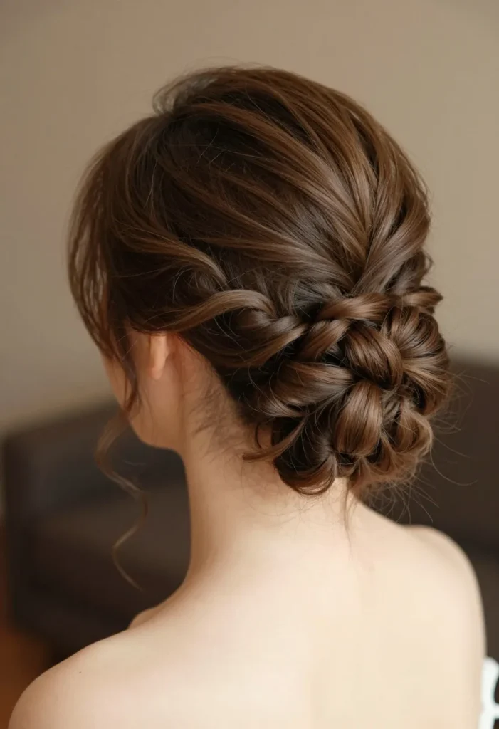 Updo with Twists Updo with Twists