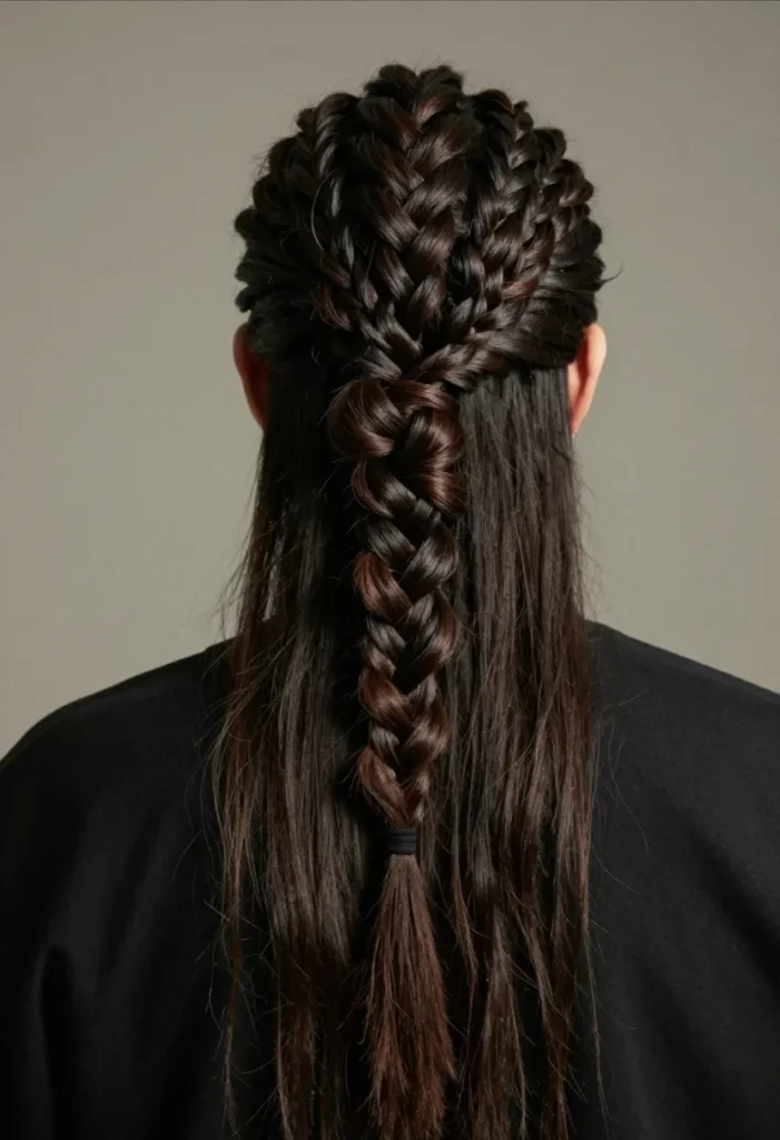 Upside-Down Braid into a Bun Upside-Down Braid into a Bun