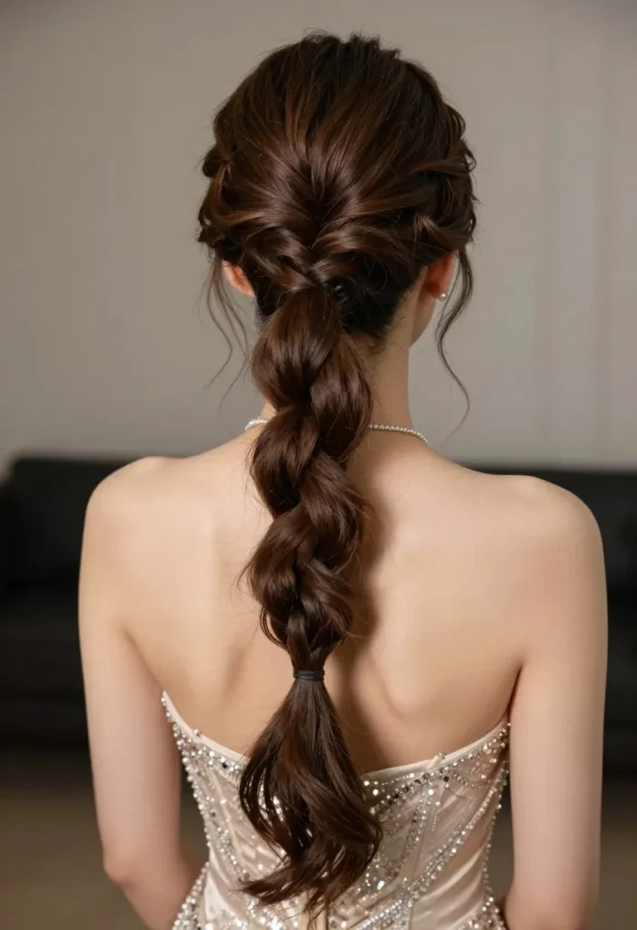 Voluminous Braided Ponytail Voluminous Braided Ponytail