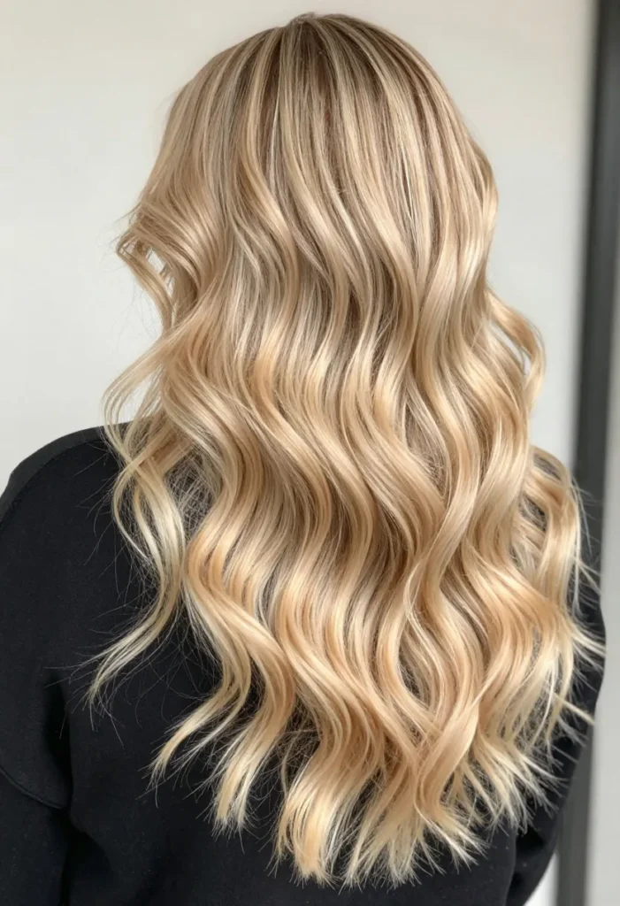 Waist-Length Waves with Highlights Waist-Length Waves with Highlights