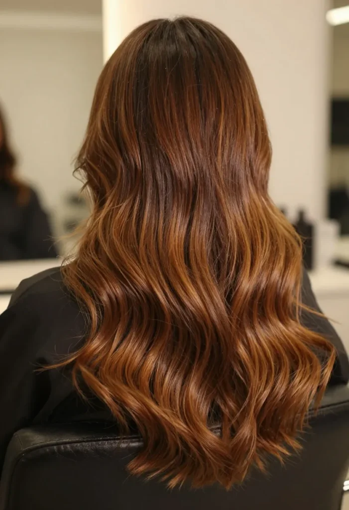 Warm Caramel Balayage Warm Caramel Balayage