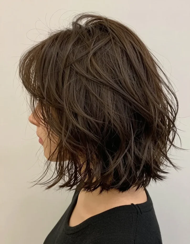 Wavy Choppy Bob Wavy Choppy Bob
