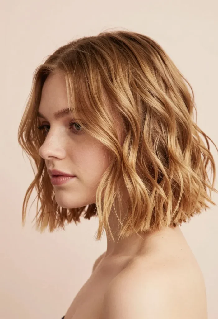 Wavy Choppy Bob Wavy Choppy Bob