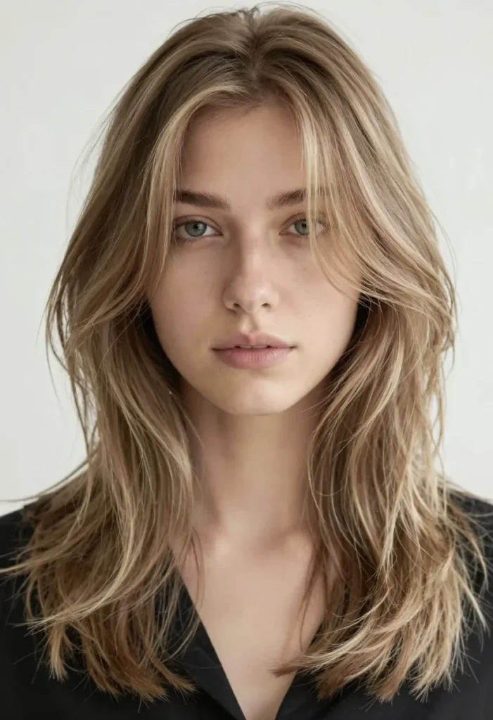 Wavy Face-Framing Style Wavy Face-Framing Style