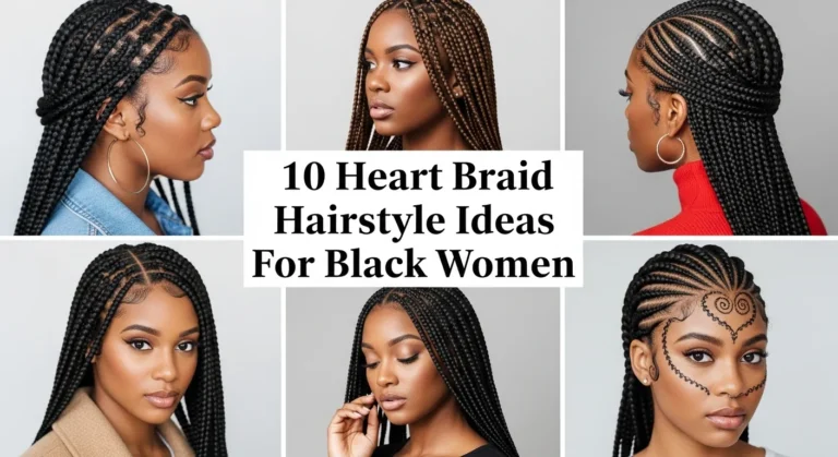 10 Heart Braid Hairstyle Ideas for Black Women