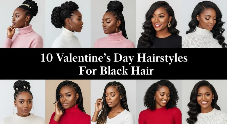 10 Valentine Day Hairstyle for Black Hair