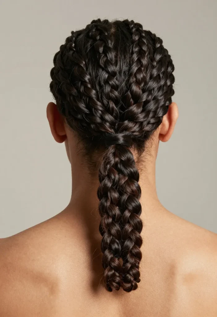 Barrels with Long Braids Barrels with Long Braids