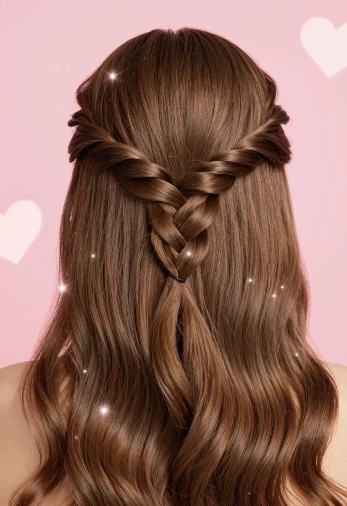 Boho Half Up Style with Ribbon Accent Boho Half Up Style with Ribbon Accent