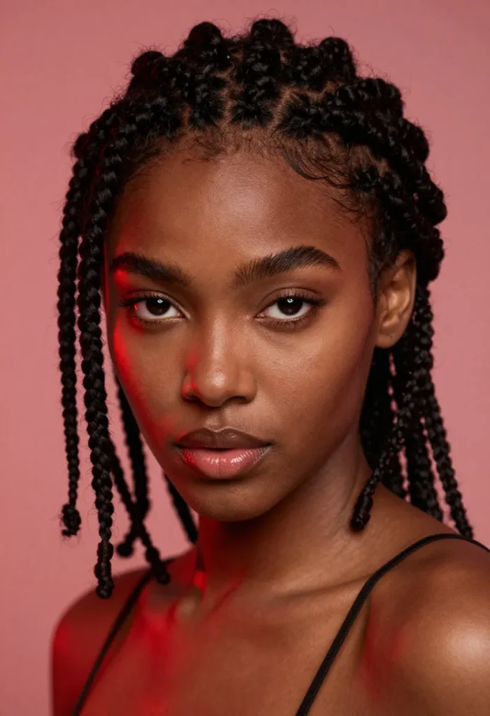 Bold & Romantic Twist Loc Look Bold & Romantic Twist Loc Look