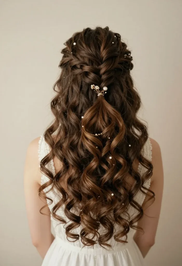 Braid with Loose Curly Ends