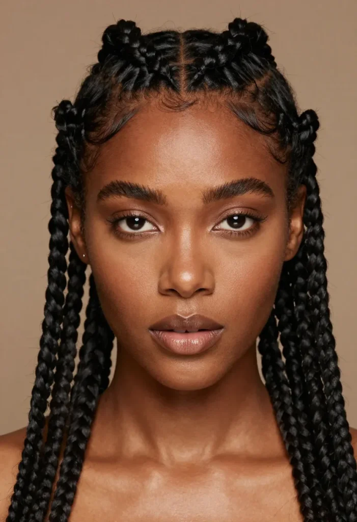 Braided Heart In The Front Of The Hairstyle Braided Heart In The Front Of The Hairstyle