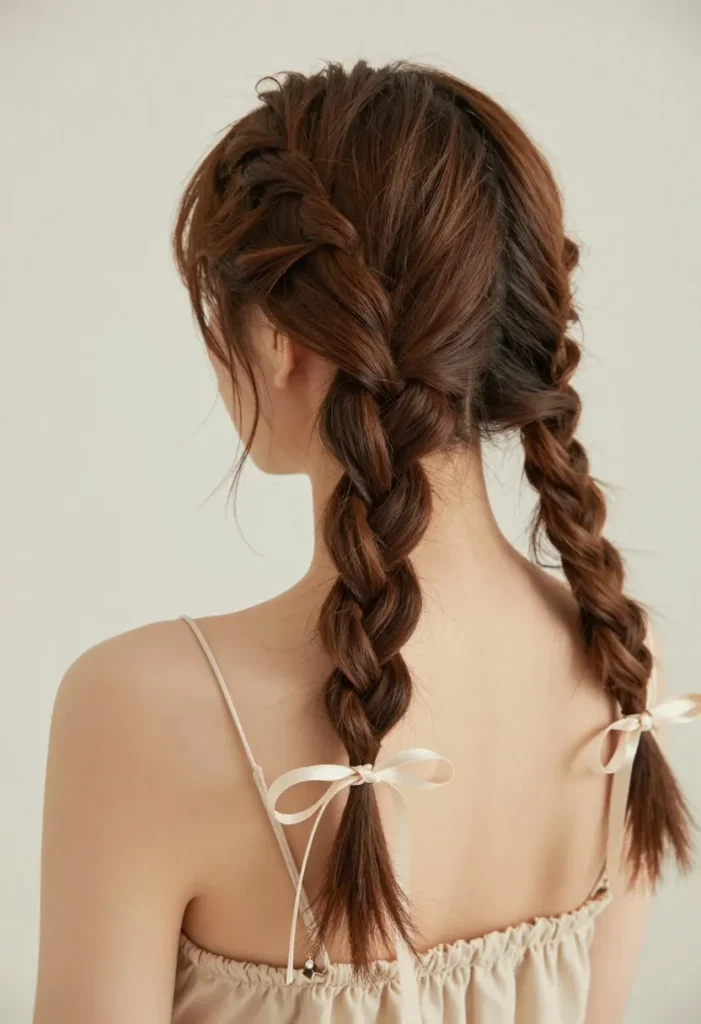 Bubble Braid with Ribbon Bubble Braid with Ribbon