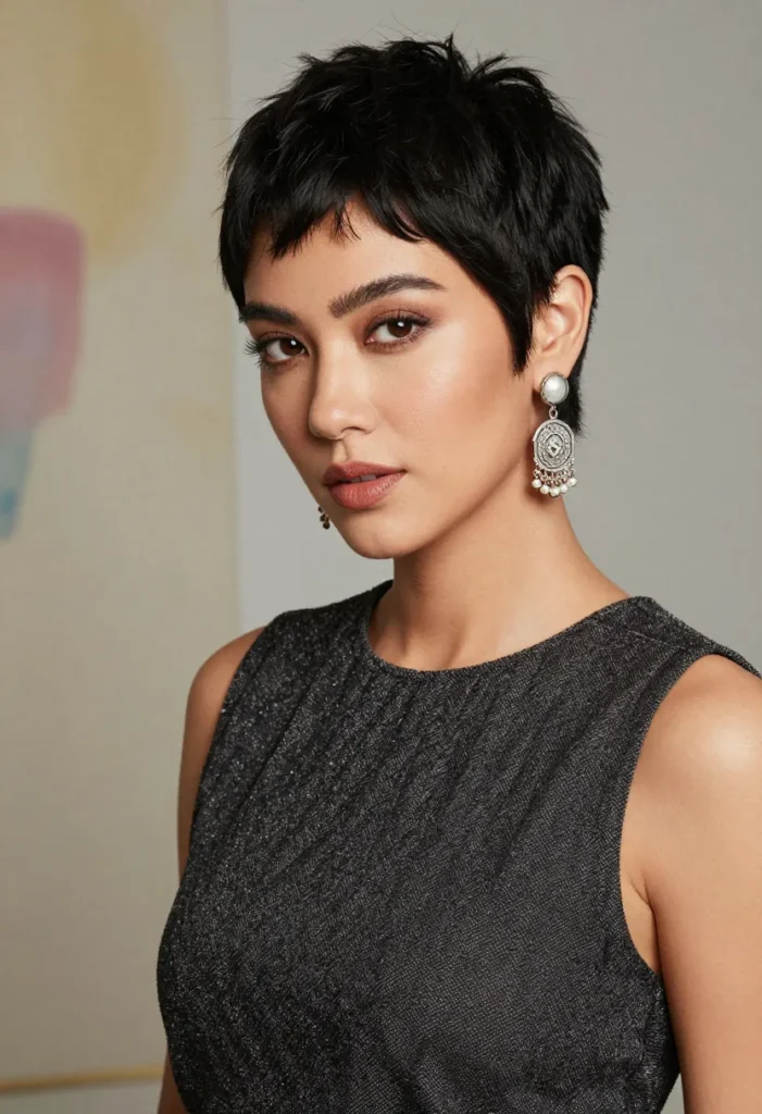 Chic Pixie Cut for Eid Chic Pixie Cut for Eid