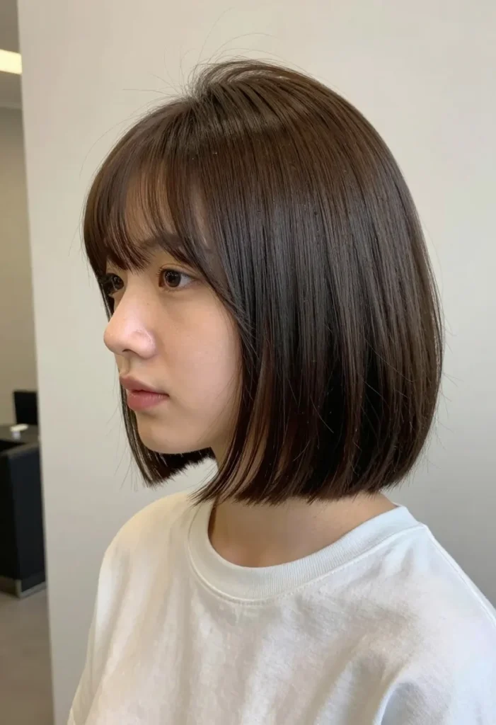 Classic Bob with Side Bangs Classic Bob with Side Bangs