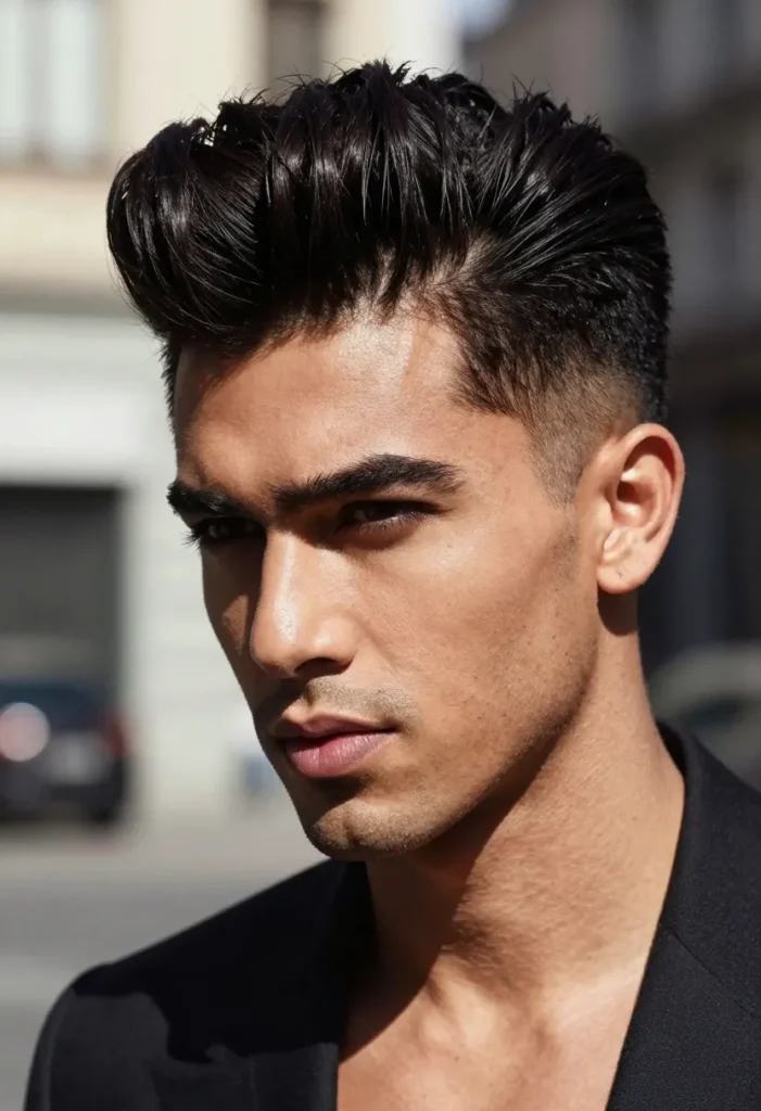 Command Attention with a Tapered Pompadour Command Attention with a Tapered Pompadour