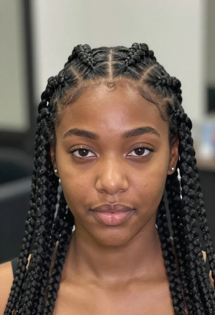 Cornrow Heart Braid Cornrow Heart Braid
