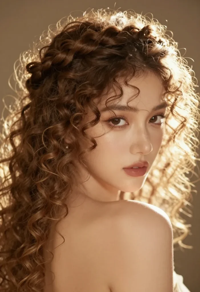 Curly Braided Crown Curly Braided Crown