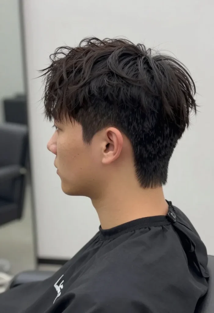 Curly Fade Mullet Curly Fade Mullet