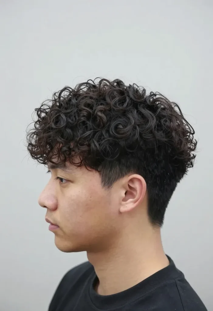 Curly Fringe Style Curly Fringe Style