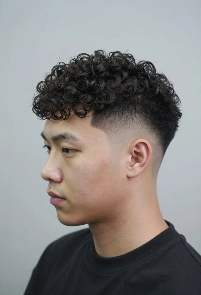 Curly Taper Fade Haircut Curly Taper Fade Haircut