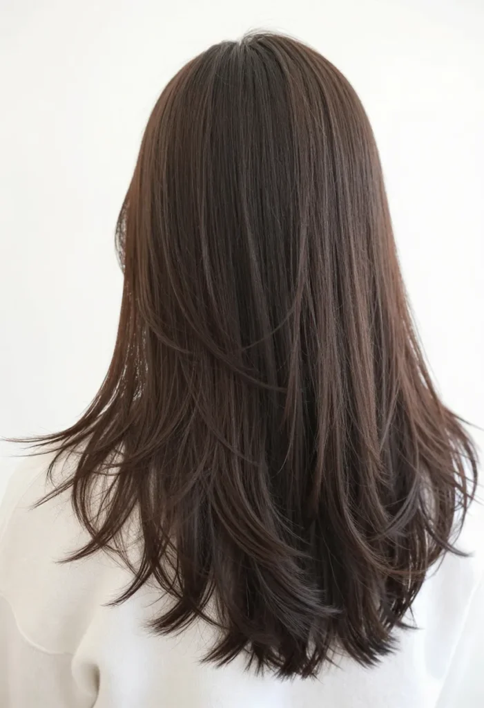 Curtain Bangs with Flipped Layers Curtain Bangs with Flipped Layers