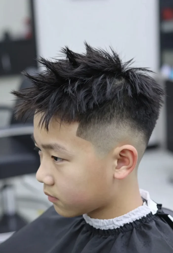 Disconnected V-Cut on Medium Hair Disconnected V-Cut on Medium Hair