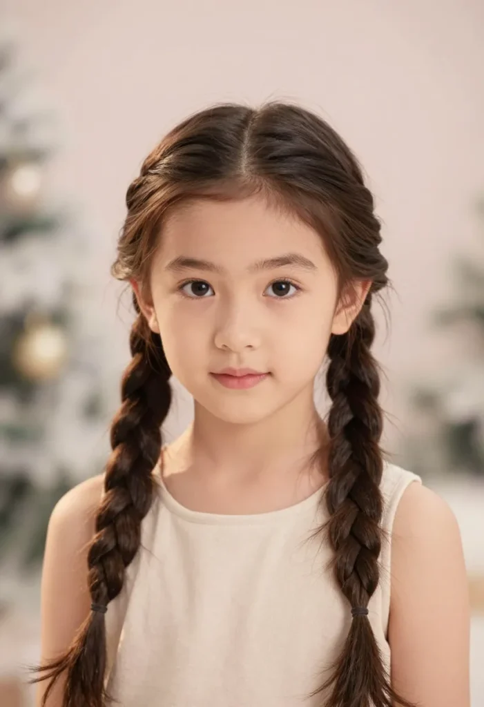 Dutch Braid Little Girl Hairstyle Dutch Braid Little Girl Hairstyle