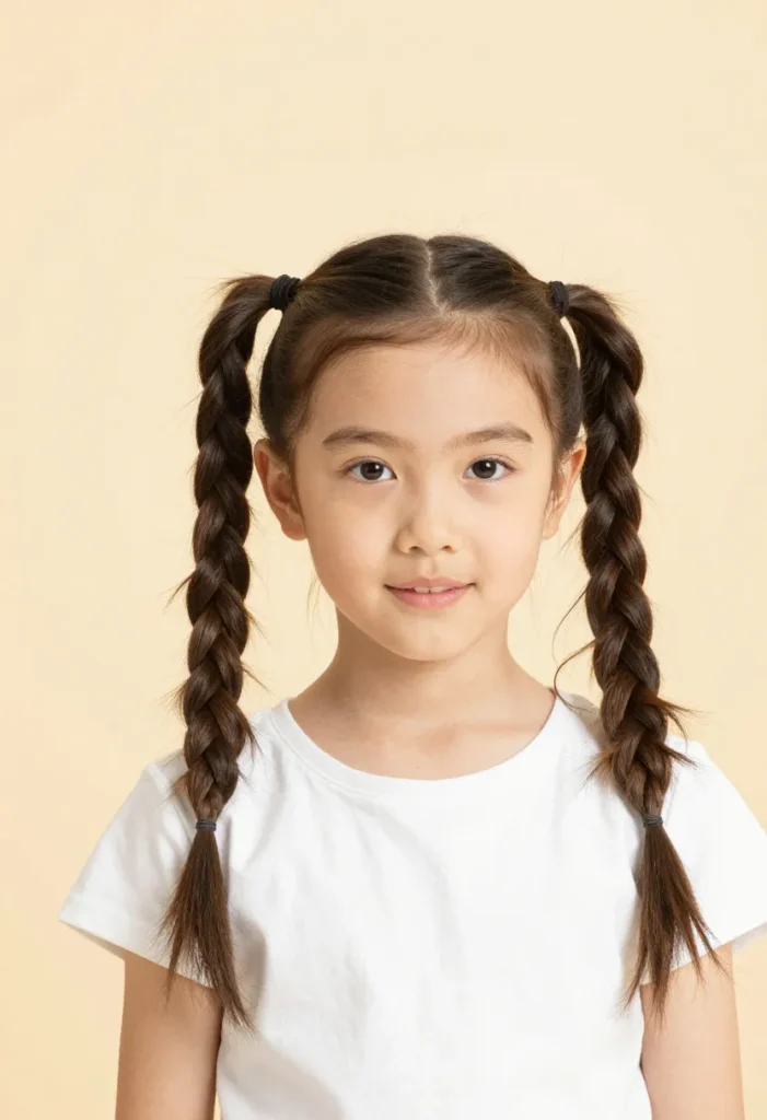 Dutch Braid Pigtails Dutch Braid Pigtails