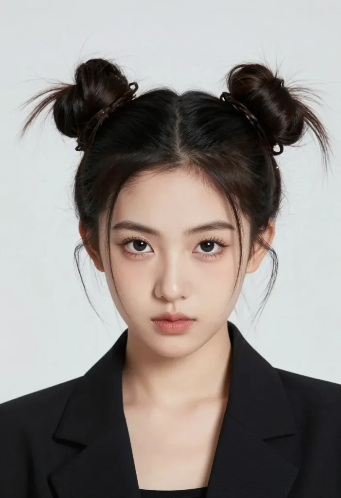 Edgy Mini Pigtail Buns Edgy Mini Pigtail Buns