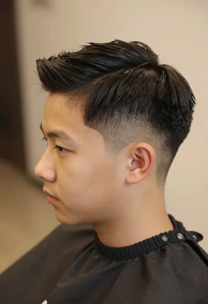 Edgy Spiky Mohawk with Lines Edgy Spiky Mohawk with Lines