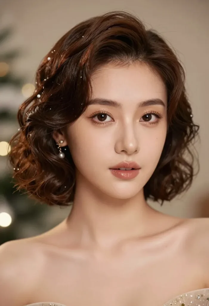 Elegant Brown Hair with Prom Hairstyles Short Hair Elegant Brown Hair with Prom Hairstyles Short Hair