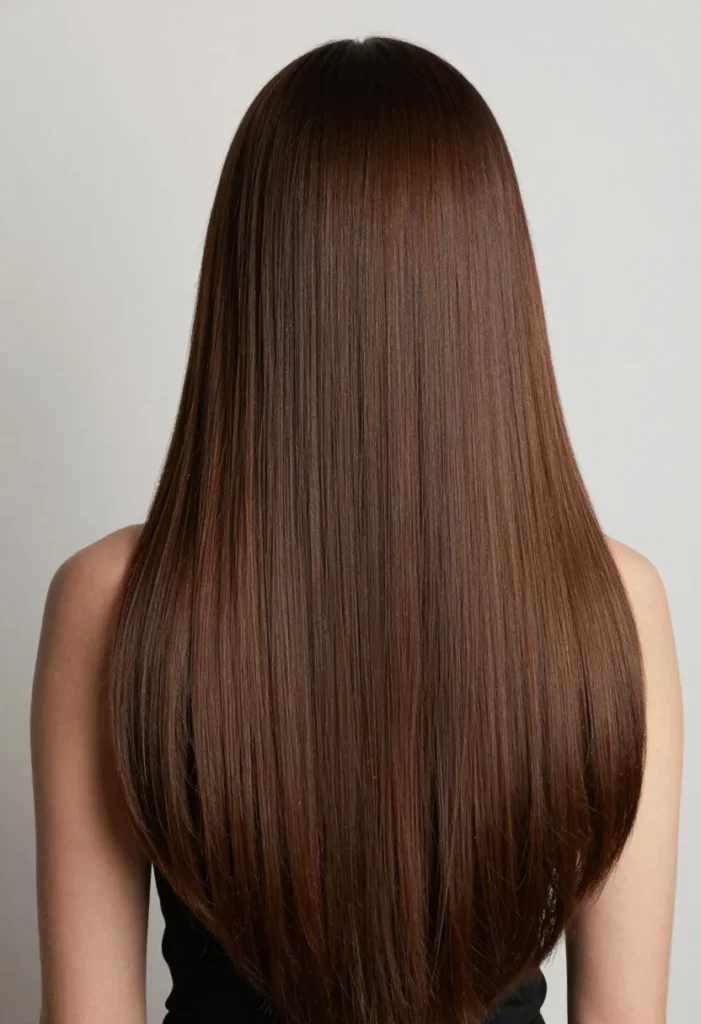 Extra Long Hair with Full Curtain Bangs Extra Long Hair with Full Curtain Bangs