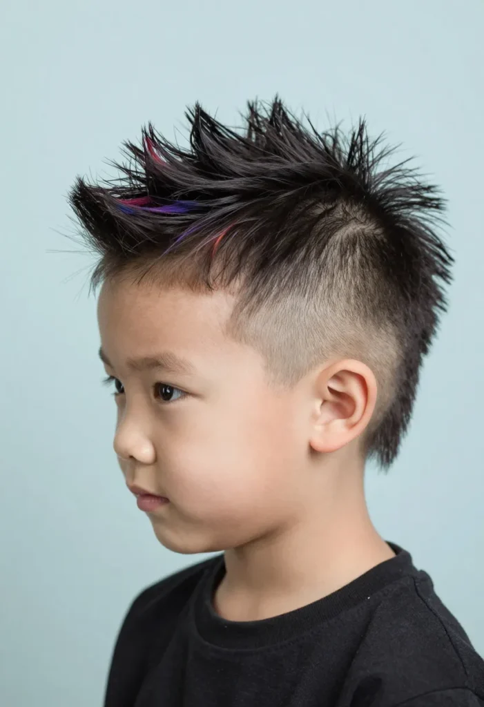 Faux Hawk Undercut with V-Cut Faux Hawk Undercut with V-Cut