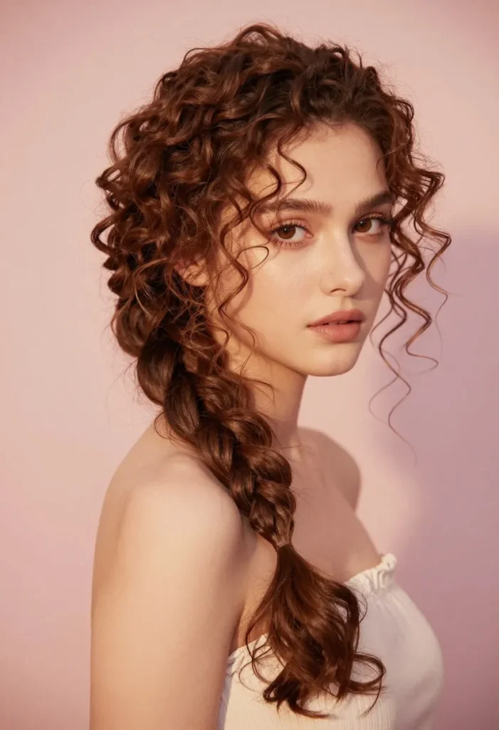 Fishtail Braid for Valentine's Day Fishtail Braid for Valentine's Day